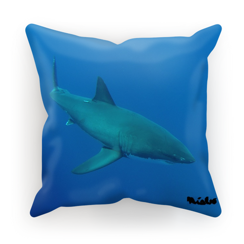 Sublimation Cushion/Throw Pillow Cover - Candy the Great White Shark Collection