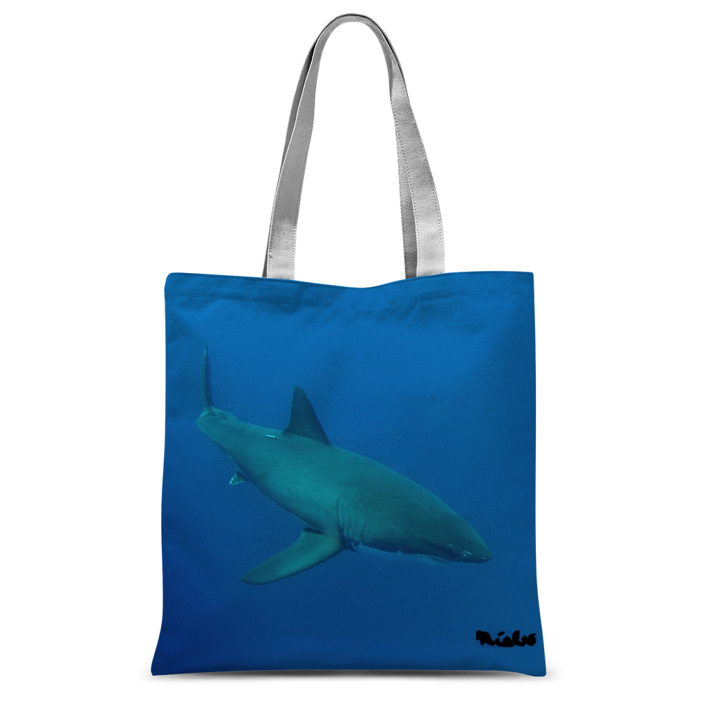 Classic Sublimation Tote Bag - Candy the Great White Shark Collection