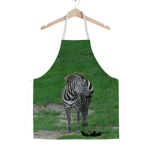 Classic Sublimation Adult Apron - Zoey the Zebra Collection