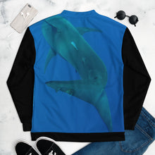 Load image into Gallery viewer, Bomber Zip-Up Jacket Unisex - Great White Shark All-Over Print 2-Sided