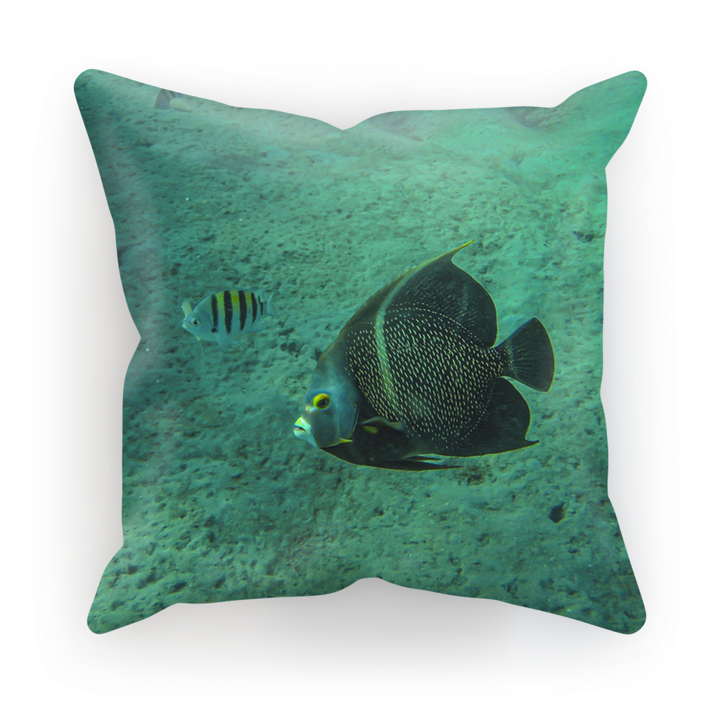 Sublimation Cushion/Throw Pillow Cover - Reef Fish Collection - Angel