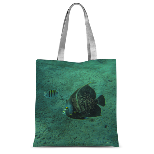 Classic Sublimation Tote Bag - Reef Fish Collection - Angel