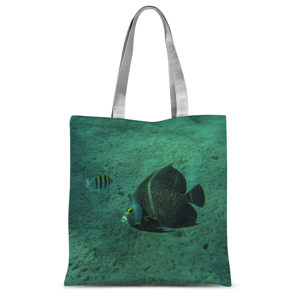 Classic Sublimation Tote Bag - Reef Fish Collection - Angel