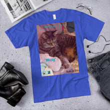 Load image into Gallery viewer, Unisex Fine Jersey Short Sleeve T-Shirt - Rescue Pets Collection - "Missy"