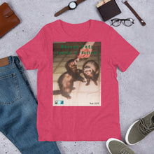 Load image into Gallery viewer, Unisex Fine Jersey Short Sleeve T-Shirt - Rescue Pets Collection - Ferrets - "Speedy" & "Buttons"