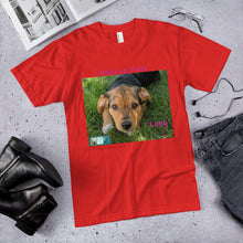 Load image into Gallery viewer, Unisex Fine Jersey Short Sleeve T-Shirt - Rescue Pets Collection - "Lucy" II