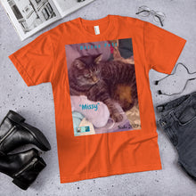 Load image into Gallery viewer, Unisex Fine Jersey Short Sleeve T-Shirt - Rescue Pets Collection - "Missy"