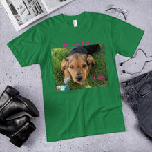 Load image into Gallery viewer, Unisex Fine Jersey Short Sleeve T-Shirt - Rescue Pets Collection - "Lucy" II