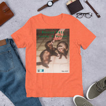 Load image into Gallery viewer, Unisex Fine Jersey Short Sleeve T-Shirt - Rescue Pets Collection - Ferrets - "Speedy" & "Buttons"