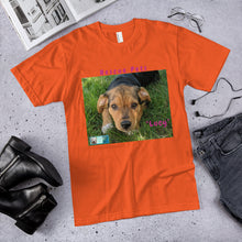Load image into Gallery viewer, Unisex Fine Jersey Short Sleeve T-Shirt - Rescue Pets Collection - "Lucy" II