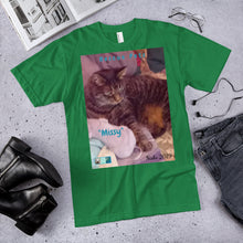Load image into Gallery viewer, Unisex Fine Jersey Short Sleeve T-Shirt - Rescue Pets Collection - "Missy"