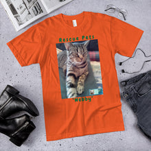 Load image into Gallery viewer, Unisex Fine Jersey Short Sleeve T-Shirt - Rescue Pets Collection - "Webby" III