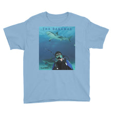 Load image into Gallery viewer, Youth/Kids&#39; Short Sleeve T-Shirt - Swimming With Sharks Collection