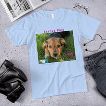 Load image into Gallery viewer, Unisex Fine Jersey Short Sleeve T-Shirt - Rescue Pets Collection - "Lucy" II