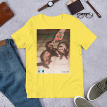 Load image into Gallery viewer, Unisex Fine Jersey Short Sleeve T-Shirt - Rescue Pets Collection - Ferrets - "Speedy" & "Buttons"