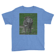 Load image into Gallery viewer, Youth/Kids' Short Sleeve T-Shirt - Zoey the Zebra Collection
