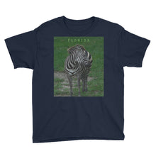Load image into Gallery viewer, Youth/Kids' Short Sleeve T-Shirt - Zoey the Zebra Collection