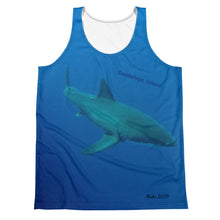 Load image into Gallery viewer, Unisex Tank Top (2-sided) - Candy the Great White Shark Shirt Collection