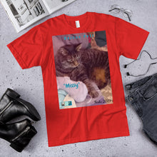 Load image into Gallery viewer, Unisex Fine Jersey Short Sleeve T-Shirt - Rescue Pets Collection - "Missy"