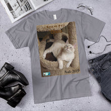 Load image into Gallery viewer, Unisex Fine Jersey Short Sleeve T-Shirt - Rescue Pets Collection - "Chena"