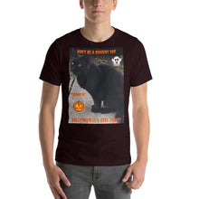 Load image into Gallery viewer, Halloween Black Cat Customizable Short-Sleeve Unisex T-Shirt