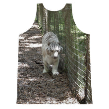 Load image into Gallery viewer, Unisex Tank Top (2-sided) - Wally the White Tiger Collection