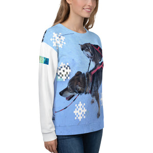 Unisex Premium Sweatshirt - 2-Sided All-over Print - Alaska Sled Dogs Collection