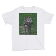 Load image into Gallery viewer, Youth/Kids' Short Sleeve T-Shirt - Zoey the Zebra Collection