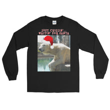 Load image into Gallery viewer, Christmas Polar Bear T-Shirt Long Sleeve Customizable Unisex