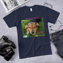 Load image into Gallery viewer, Unisex Fine Jersey Short Sleeve T-Shirt - Rescue Pets Collection - "Lucy" II