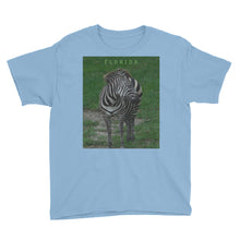 Load image into Gallery viewer, Youth/Kids' Short Sleeve T-Shirt - Zoey the Zebra Collection