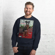 Load image into Gallery viewer, &quot;Christmas Dog&quot; Premium Customizable Unisex Sweatshirt (&quot;Lucy&quot;)