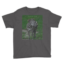 Load image into Gallery viewer, Youth/Kids' Short Sleeve T-Shirt - Zoey the Zebra Collection