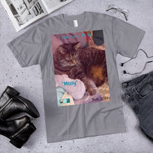 Load image into Gallery viewer, Unisex Fine Jersey Short Sleeve T-Shirt - Rescue Pets Collection - "Missy"