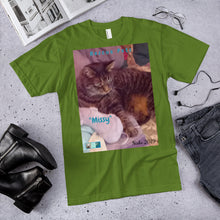 Load image into Gallery viewer, Unisex Fine Jersey Short Sleeve T-Shirt - Rescue Pets Collection - "Missy"