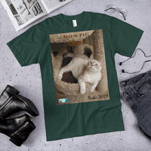Load image into Gallery viewer, Unisex Fine Jersey Short Sleeve T-Shirt - Rescue Pets Collection - "Chena"