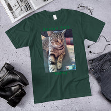 Load image into Gallery viewer, Unisex Fine Jersey Short Sleeve T-Shirt - Rescue Pets Collection - "Webby" III