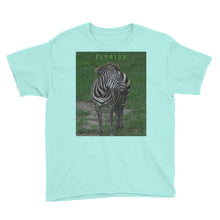 Load image into Gallery viewer, Youth/Kids' Short Sleeve T-Shirt - Zoey the Zebra Collection