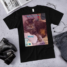 Load image into Gallery viewer, Unisex Fine Jersey Short Sleeve T-Shirt - Rescue Pets Collection - "Missy"
