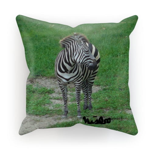 Sublimation Cushion/Throw Pillow Cover - Zoey the Zebra Collection