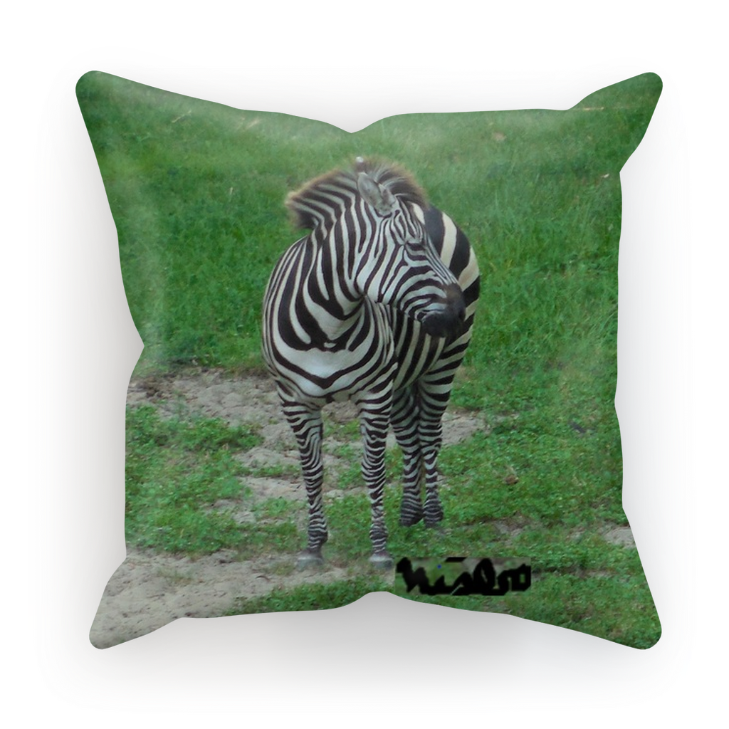 Sublimation Cushion/Throw Pillow Cover - Zoey the Zebra Collection