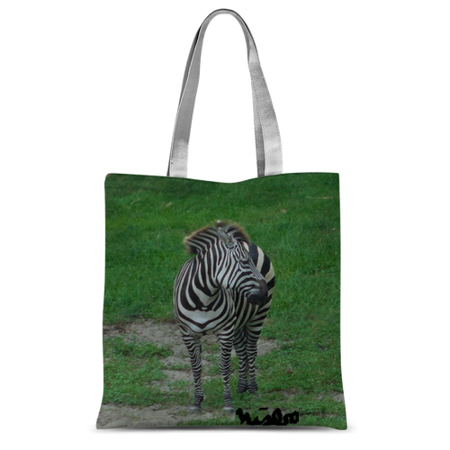 Classic Sublimation Tote Bag - Zoey the Zebra Collection