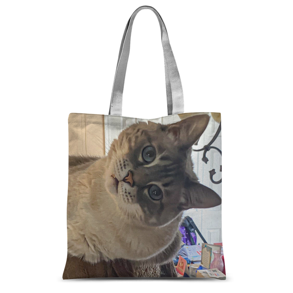 Classic Tote Bag Sublimation - Siamese Cat - Rescue Pets - Chena