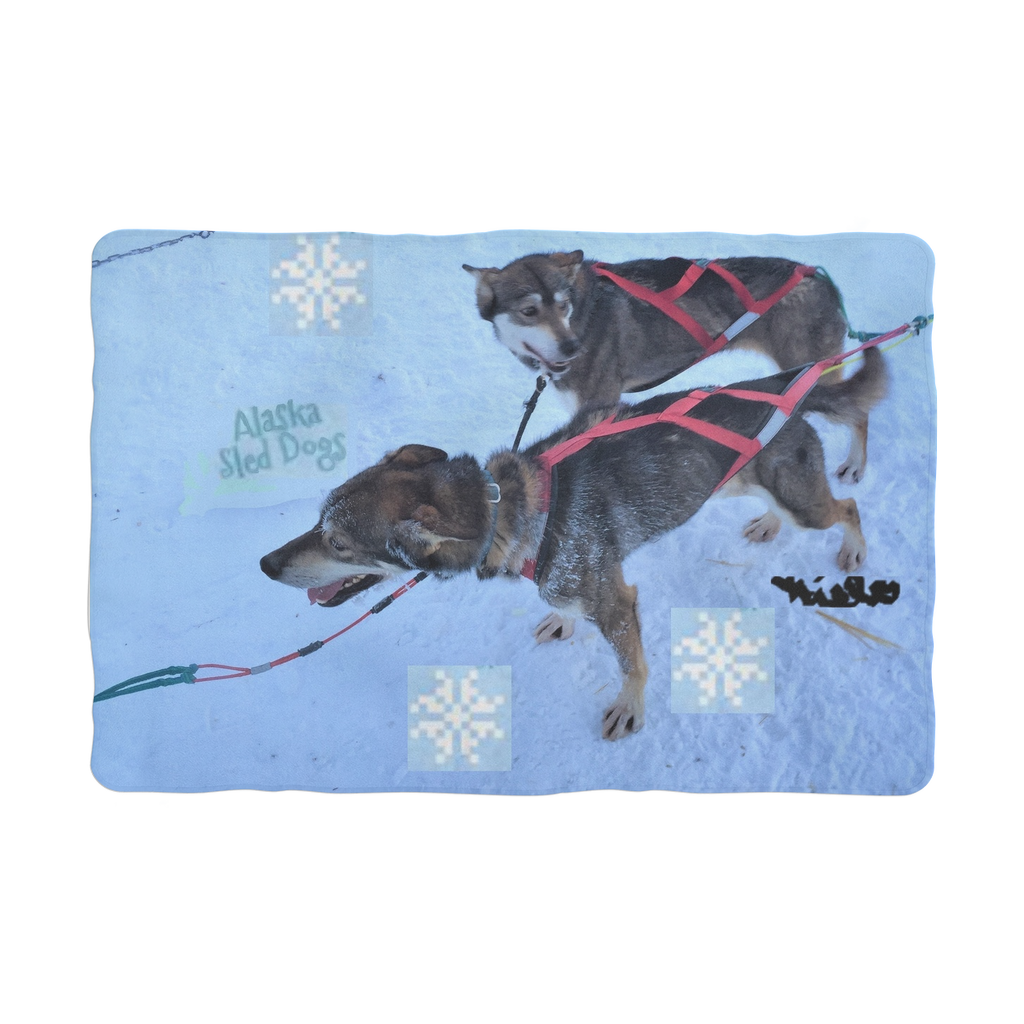 Sublimation Pet Blanket - Alaska Sled Dogs Collection