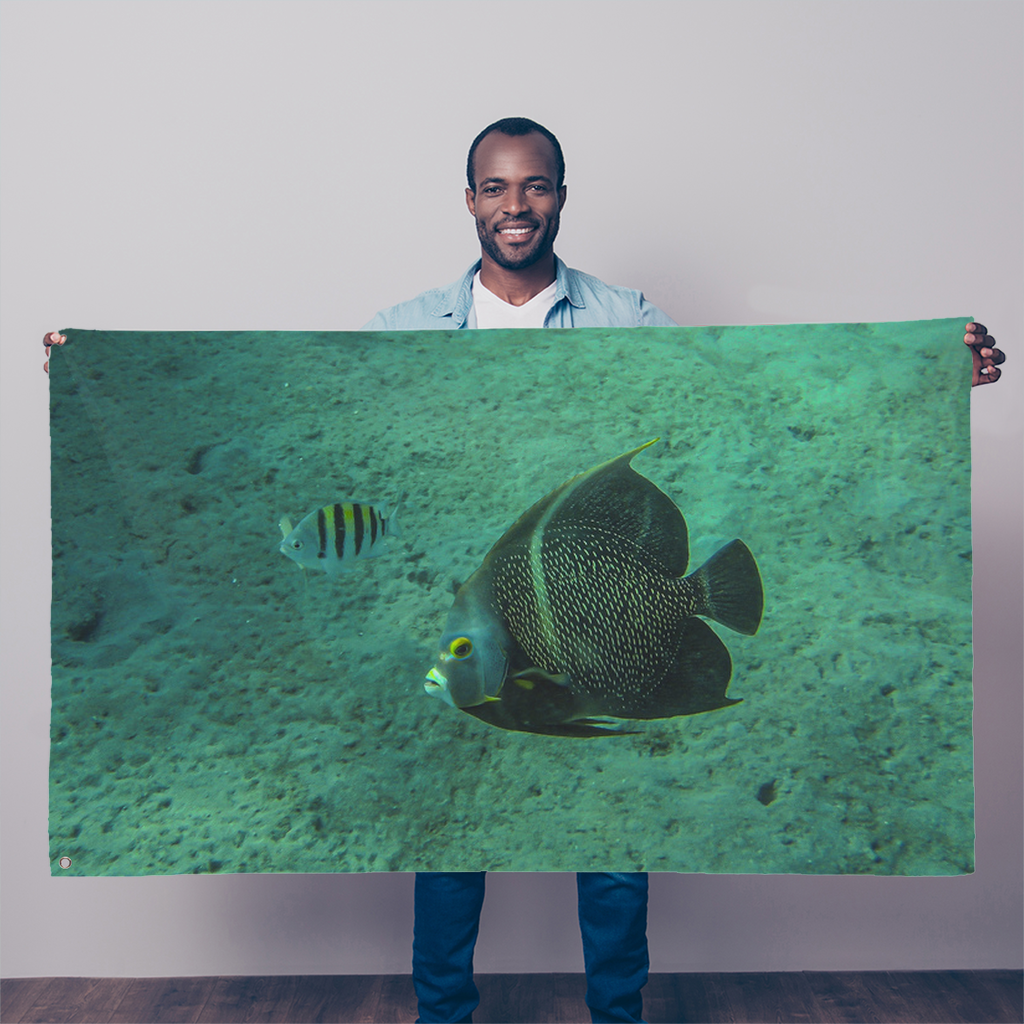 Sublimation Flag/Banner - Reef Fish Collection - Angel
