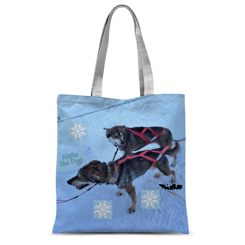 Classic Sublimation Tote Bag - Alaska Sled Dogs Collecti