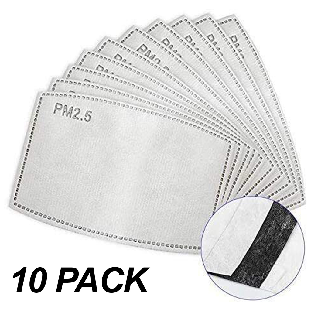 Mask Activated Carbon Filter 10-Pack