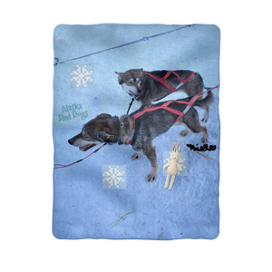 Sublimation Baby Blanket - Alaska Sled Dogs Collection