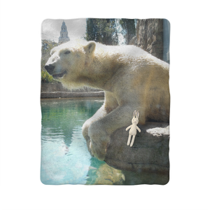 Sublimation Baby Blanket - Arctic Polar Bear Collection