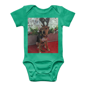 Baby Onesie Bodysuit - Christmas Dog